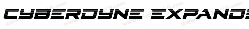 Cyberdyne Expanded Italic Expanded字体转换